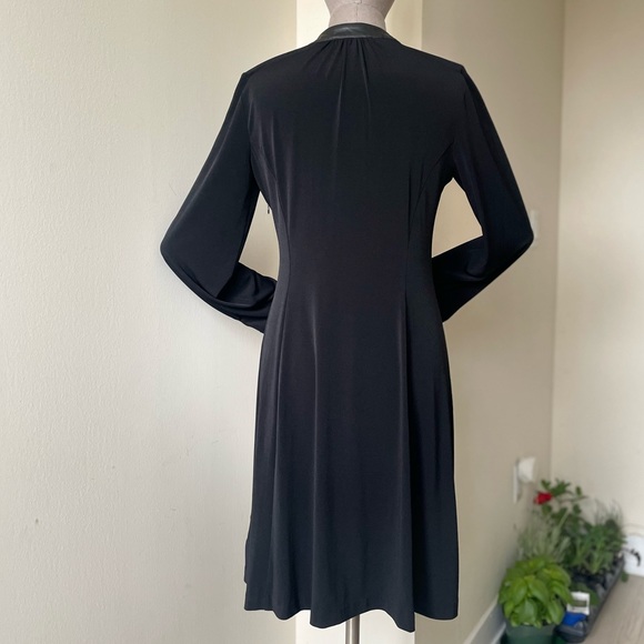 Michael Kors Long sleeve Black Midi Dress - Medium - Picture 4 of 15
